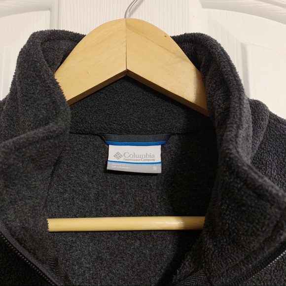 Columbia Steens Mountain Fleece Jacket, Small, Green/Grey - Picture 6 of 9